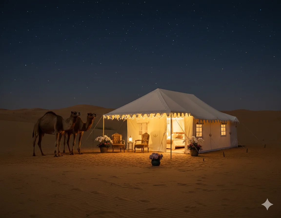 Luxury desert camp Osian