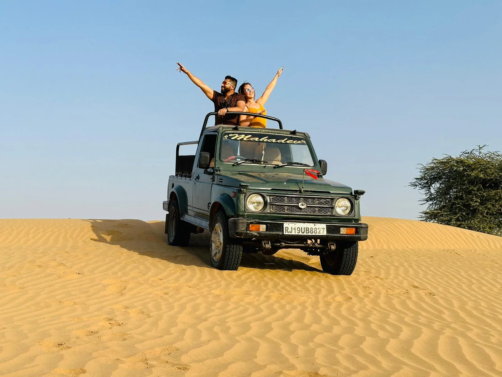 Jeep safari in Osian